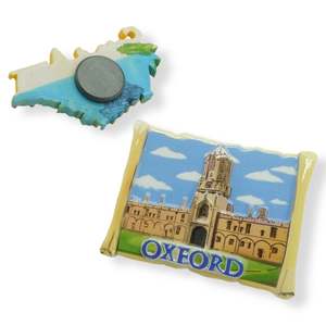 Magnifiques aimants de réfrigérateur en résine 3D personnalisés avec les noms des pays d'Asie, souvenirs touristiques - Product Image 2