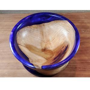Handcrafted <b>Resin</b> <b>Wooden</b> Bowl Unique Natural Wood And <b>Resin</b> Blend <b>For</b> Home Decor And <b>Table</b> Styling - Product Image 6
