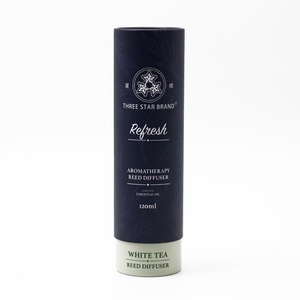 Recyclable Cardboard Sleeve Tube Packaging for Aromatherapy <b>Reed</b> <b>Diffuser</b> Carton Cylinder Box for Essential Oil <b>Diffuser</b> - Product Image 1