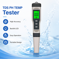 Testeur numérique portable de pH, TDS, EC et température pour la qualité de l'eau, idéal pour aquariums, hydroponie, piscines et laboratoires – Fournisseur direct usine