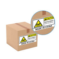 Étiquettes antistatiques jaunes imperméables Attention ESD pour carton