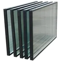 Sonda personalizzato all'ingrosso doppio strato Low-e pannello di vetro smaltato per finestre con isolamento sottovuoto temperato refrattario per la costruzione
