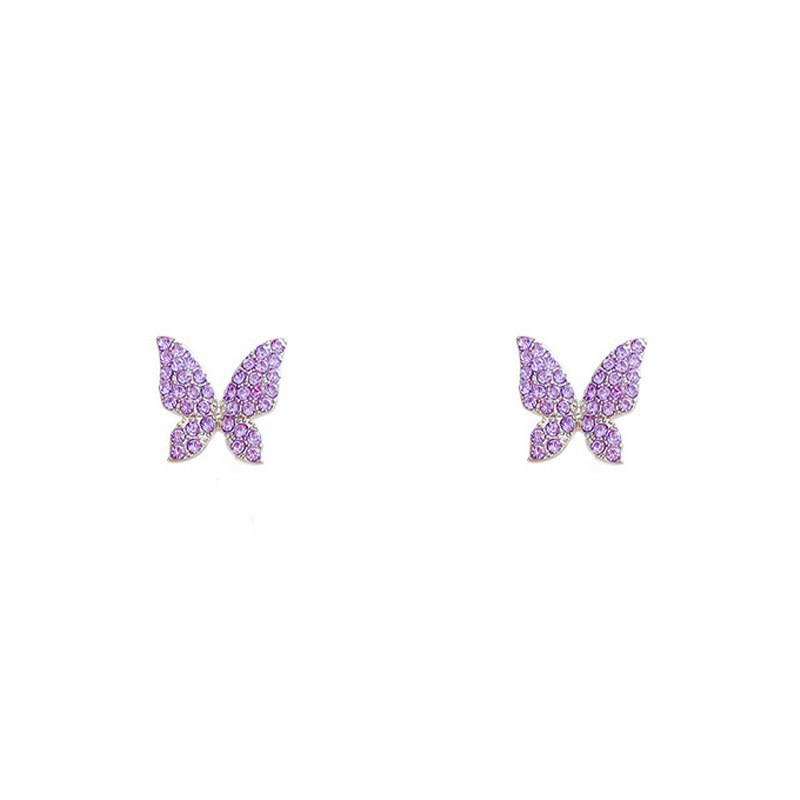 earrings purple low price