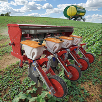 Semoir à maïs à haute efficacité 2BYF-2 à 2 rangs et machine à fertiliser, mini semoir à maïs pour tracteur à pied à bas prix