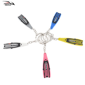 พวงกุญแจรูปครีบดำน้ำซิลิโคน Keep Diving รุ่น PS-034 สำหรับมืออาชีพ - Product Image 4