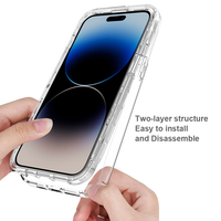 Nouvelles arrivées 360 Coque de téléphone antichoc en TPU transparent pour iPhone 16 15 14 13 Plus 11 Pro XS Max 16E