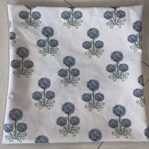 Taie d'oreiller en coton épais avec photos réelles, housse de <span class=keywords><strong>coussin</strong></span> à imprimé floral et design bohème avec fermeture éclair/ - Product Image 4