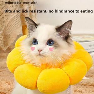 <span class=keywords><strong>Collar</strong></span> Isabelino Clásico para Gatos y Perros, Cono de Recuperación de Tela de Algodón Suave para Cirugía, Prevención, <span class=keywords><strong>Collar</strong></span> Ajustable para Mascotas - Product Image 2