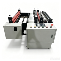 Machine de découpe automatique de rouleaux de papier/film PVC en feuilles, machine de découpe de mousse EVE/PU et de sangles en nylon, demi-découpeuse