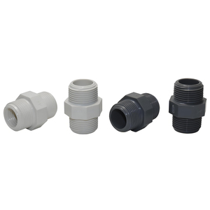 100 Buah Konektor Puting Plastik Sambungan Ulir Ganda Pria untuk Pipa Air Taman, Adaptor Tangki Akuarium, Sambungan Tabung - Product Image 5