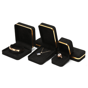 DIGU Multifunctional Velvet Jewellery Necklace Ring Pendant Bracelet Gift Boxes for Jewelry