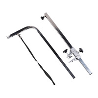 Table de toilettage en acier inoxydable, support pour animaux de compagnie, Table de toilettage pour chat, chien, bretelles fixes, accessoires en corde