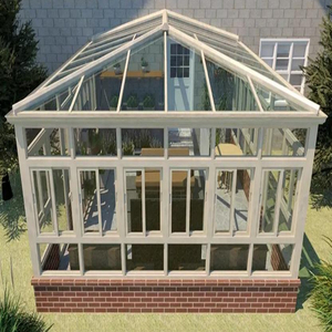 Aanpasbare Luxe Sunhouse Intrekbaar Aluminium Gehard Glas 4 Seizoen Serre Tuin Glazen Huizen Voor Hotelgebruik - Product Image 3