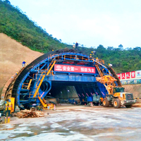 Chariot de revêtement de tunnel de coffrage en acier de Chine pour l'équipement hydraulique de construction de haute qualité d'autoroute ferroviaire avec la conception libre