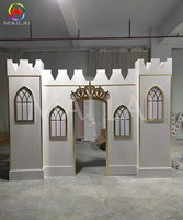 Acrylique Pvc mariage toile de fond rideaux château mariage fond mariage scène toile de fond