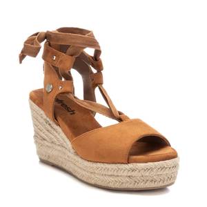 Sandales compensées en cuir pour femme Refresh, hauteur de talon 39, style espadrille - Product Image 2