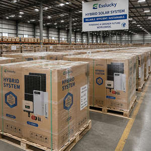 Système d'énergie solaire photovoltaïque à batterie lithium-ion en silicium polycristallin de 10 kW - Product Image 1