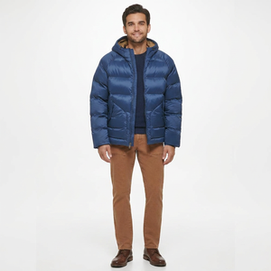 Blouson matelassé personnalisé en toile de haute qualité pour homme – Hiver, style urbain, grandes tailles, séchage rapide, respirant, rembourré en coton, petit prix - Product Image 1