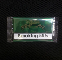 Sachet d'emballage en plastique refermable en gros pour tabac à rouler avec fermeture éclair et autocollant