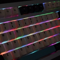 Personality Gmk Future Funk 129 Keys Cherry Profile Pbt Keycap Dye-Sub English Custom Keycaps for 61/64/68 Mechanical Keyboard