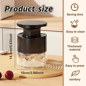 Descorazonador de cerezas de 7 agujeros, herramienta para quitar huesos de cerezas y aceitunas, utensilio de cocina para frutas y verduras, descorazonador de cerezas, gadget de cocina para el hogar. - Product Image 2