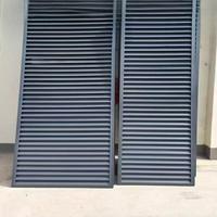 Fenêtre à persiennes de conception solide Verre à fenêtre à persiennes en aluminium