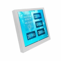 Contrôleur d'éclairage LED pour aquarium récifal programmable en temps réel à 5 canaux 86*86 avec panneau tactile RVB et variateur
