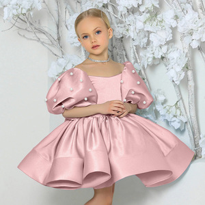 Nuevo Vestido <span class=keywords><strong>de</strong></span> Fiesta Largo Rojo <span class=keywords><strong>de</strong></span> Satén con Cuello Redondo y Cuentas <span class=keywords><strong>para</strong></span> Niñas, Estilo Princesa, Ideal <span class=keywords><strong>para</strong></span> Bodas y Fiestas <span class=keywords><strong>de</strong></span> Damas <span class=keywords><strong>de</strong></span> Honor - Product Image 2