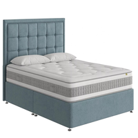 Matelas en Mousse 10 et 12 Pouces Grand Format King Queen Meubles de Chambre Lit à Ressorts Ensachés Bonnell Matelas Moelleux Bon Soutien Confort