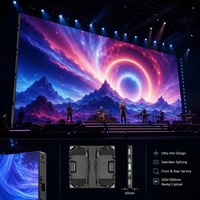 Écran LED de location à assemblage sans soudure P2.6 P2.9 P3.91 pour intérieur et extérieur, écran de fond de scène, mur vidéo