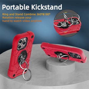 Nuovo Arrivo: <span class=keywords><strong>Cover</strong></span> Robusta in PC e <span class=keywords><strong>Silicone</strong></span> con Cavalletto per <span class=keywords><strong>iPhone</strong></span> <span class=keywords><strong>11</strong></span> 12 13 14 15 16 17 Pro Max - Product Image 5