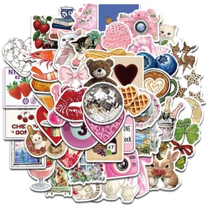 Adesivi Estetici Ecologici e Resistenti all'Acqua, Decorazioni alla Moda Stile Harajuku per Laptop, Valigie, Pareti e Bar - Product Image 2