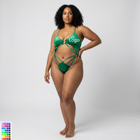 Maillot de bain monokini femme pour le Carnaval de Trinité-et-Tobago, style Monday Wear, avec découpes et anneaux, grande taille, tenue de défilé Jouvert 2027, personnalisé 3XL 5XL