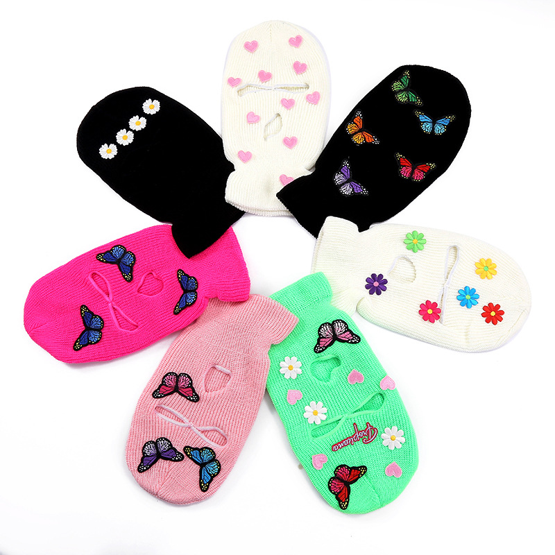 Оптовая продажа с фабрики, новинка 2022, вязаная шапка с 3 отверстиями для мужчин и женщин, лыжная маска на заказ