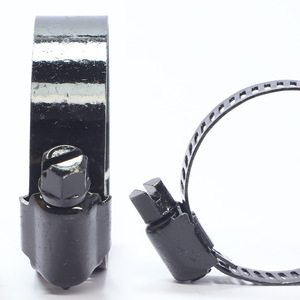 Collier de serrage en acier inoxydable noir JINYANGANG 304 pour tuyau de gaz, hotte aspirante, réparation et remplacement de tuyau d'eau - Product Image 2
