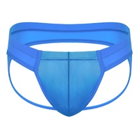 Style japonais Sexy hommes sous-vêtements hip-révélateur Double string haute élastique Transparent Jockstrap personnalisé taille basse amusant