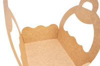 Scatola Regalo in Carta Ondulata Riciclata Personalizzata per Imballaggio Mele