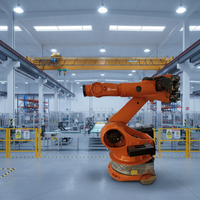 Robot universel TANPU 5D à prix d'usine pour le traitement du verre des meubles, machine de perçage CNC, protection IP65, charge utile de 50 kg