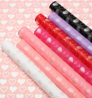 Kertas Pembungkus Bunga Bertema Cinta dengan Lapisan Matte Multi-warna, Buket Bunga, Toko Bunga, Kertas Kemasan Bunga