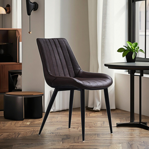 Đồ Nội Thất Ăn Uống Sang Trọng Da Ghế Ăn Thiết Kế Hiện Đại Cao Trở Lại Bền Phòng Khách Phòng Chờ Thư Giãn Bên Ghế Ăn - Product Image 2