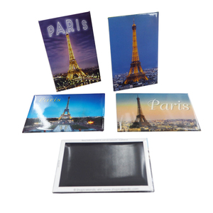Bán buôn DDP khuyến mại Quà Tặng Châu Âu lưu niệm thành phố tùy chỉnh kim loại tin dễ thương ảnh tủ lạnh nam châm - Product Image 2