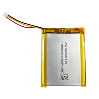 Batterie Li-Ion rectangulaire 3,7 V à cycle de vie long personnalisé, batterie au lithium polymère avec une excellente résistance aux températures élevées et basses