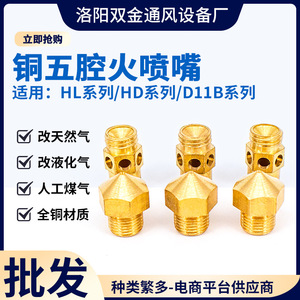 หัวเตาแก๊สจิววานลี่ รุ่น M8 หัวฉีดห้าห้อง สำหรับแก๊ส LPG และแก๊สธรรมชาติ อุปกรณ์เสริมสำหรับการแปลงใช้ - Product Image 3