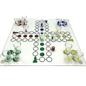 Jeux de société ludo design personnalisé jeux ludo à boire pour adultes