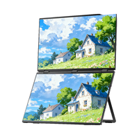 Ordinateur portable à écran tactile 18,5 pouces 1080P, nouveau produit avec double moniteur, triple écran portable IPS LCD extensible