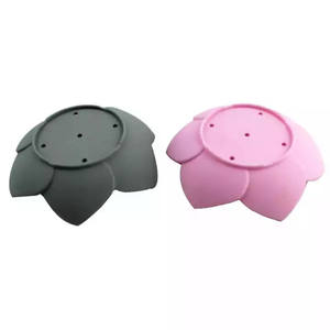 Wholesale Lotus <b>Flowers</b> <b>Soap</b> Dish Silicon Holder Non-Slip Flexible Tray - Product Image 6