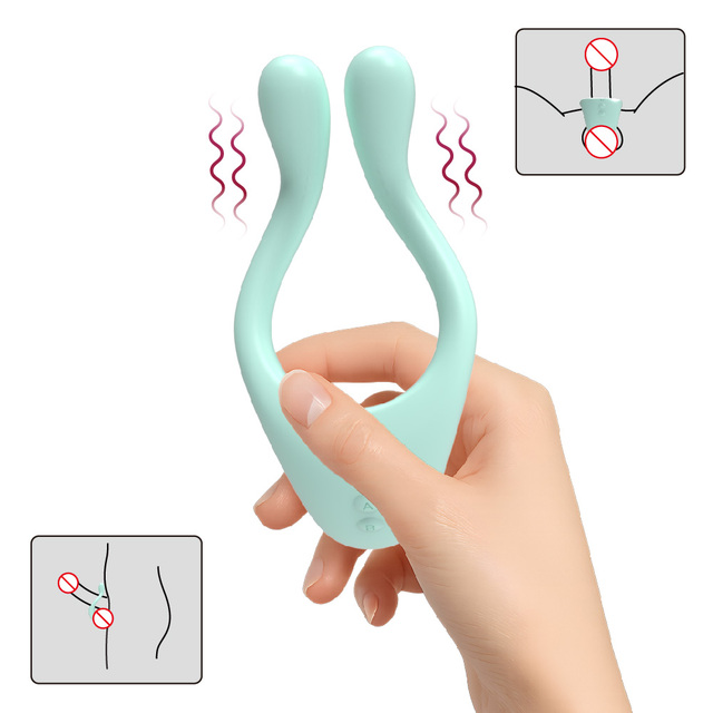 Odeco 3in1 Strong Triple Vibrator Electric Sex Toys for Couples Includes Clitoris Stimulator and Wearable Cock Ring for Men