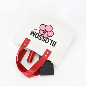 Custom Mini Eco-Friendly Recyclable Canvas <b>Tote</b> Bag with Hand Length Handle Daily <b>Travel</b> Shopping - Product Image 4