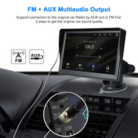 Monitor de Entretenimiento para Asiento Trasero de 7 Pulgadas con Navegación GPS, Carplay y Android Auto, Reproductor MP5 Portátil Inalámbrico USB