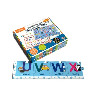Pädagogische Puzzles Entwicklungs-Lernspiele für Kinder Alphabet Puzzle
